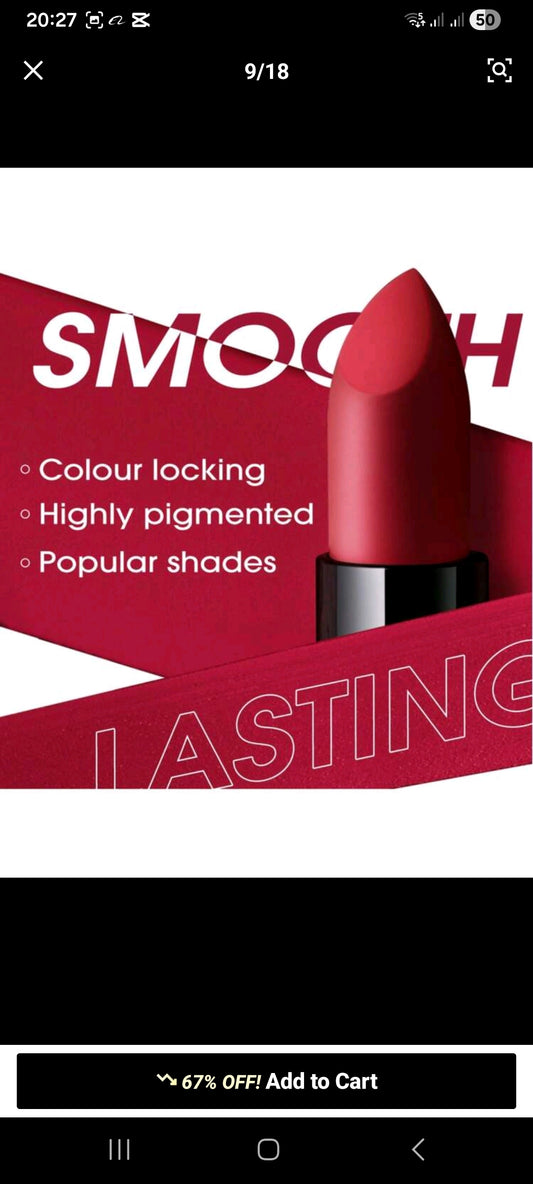 LANGMANNI Velvet Matte Lipstick | High-Pigment, Long-Wear Finish