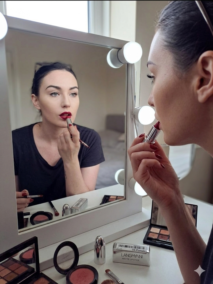 LANGMANNI Velvet Matte Lipstick | High-Pigment, Long-Wear Finish